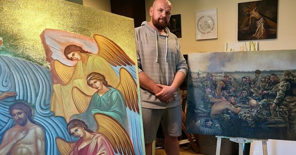 Ukraine Iconographer Paints History While It’s Still Unfolding - RISU