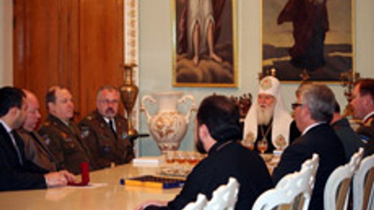 Патриарх Филарет принял представителей украинских организаций в Эстонии - фото 1