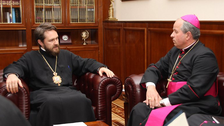 New Apostolic Nuncio to Russia met Metropolitan Hilarion - фото 1