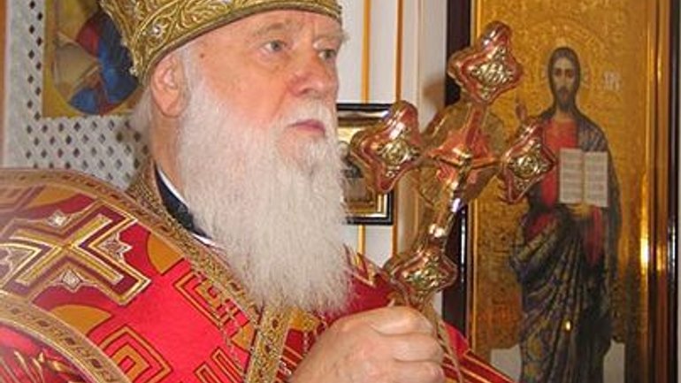 Патріарх УПЦ КП Філарет освятив козацьку церкву на кордоні з Росією - фото 1