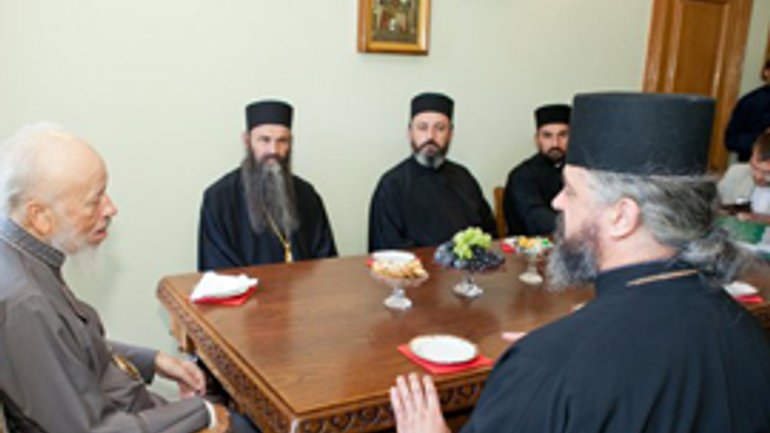 Предстоятель Української Православної Церкви прийняв делегацію Чорногорської Митрополії - фото 1