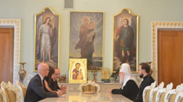 Патріарх Філарет зустрівся з Головою Представництва ЄС в Україні - фото 1