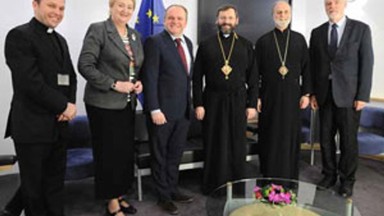 Patriarch Sviatoslav Meets with European Deputies in Belgium - фото 1