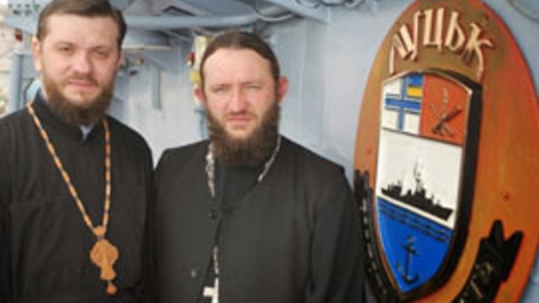 Волинські священики молилися з моряками на борту корвета «Луцьк» - фото 1