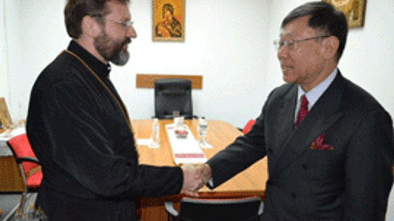 Глава УГКЦ зустрівся з Послом Японії - фото 1