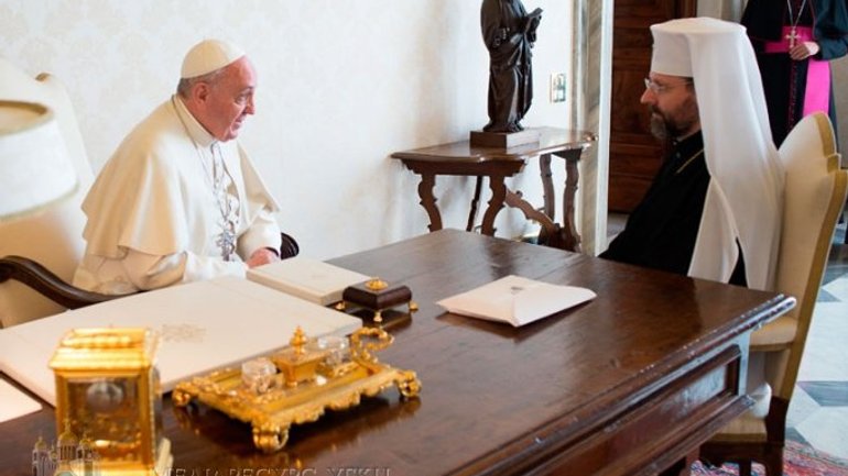 Глава УГКЦ розповів Папі про події в Україні - фото 1