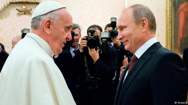 Посол України в Італії очікує, що Папа Римський вкаже Путіну на його лицемірство - фото 1