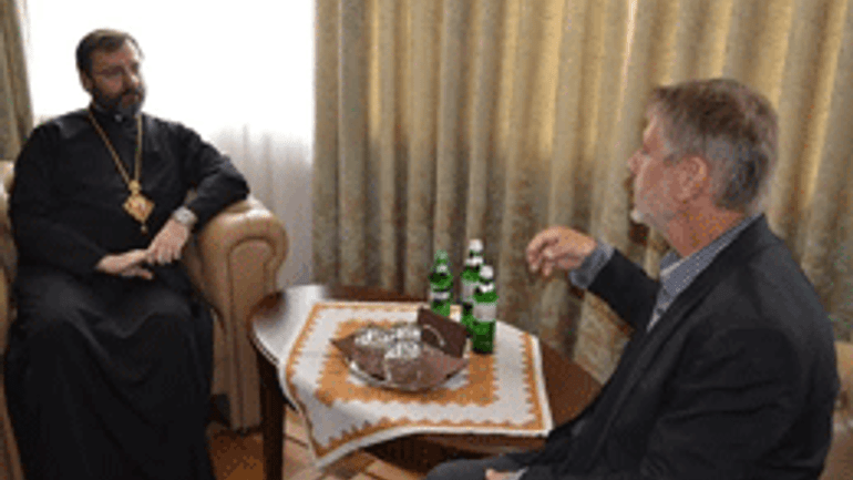 Патріарх УГКЦ зустрівся з дисидентом, який реформував чеську службу безпеки - фото 1
