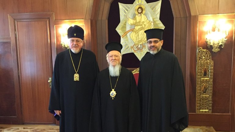 Hierarchs of the UOC of the USA Meet with the Ecumenical Patriarch - фото 1