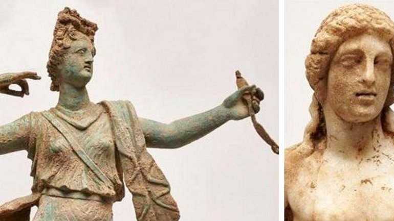 В Греции на острове Крит найдены уникальные скульптуры античных богов - фото 1