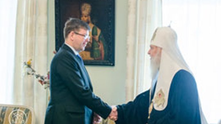 Патріарх Філарет подякував послу Литви за підтримку України - фото 1