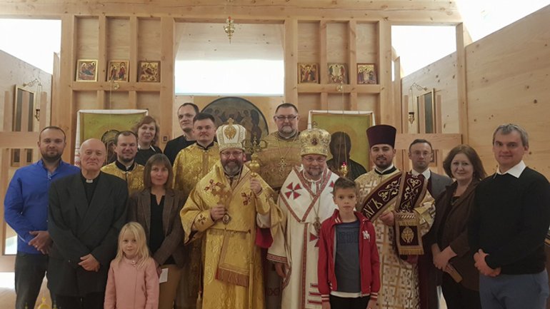Патриарх УГКЦ в Лондоне встретился с белорусскими греко-католиками - фото 1