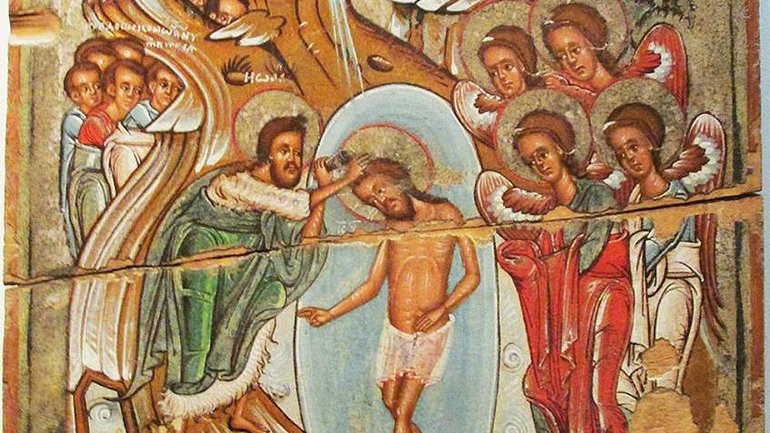 Ікона Богоявлення, Епіфанії, Хрещення Ісуса Христа в Йордані - фото 1