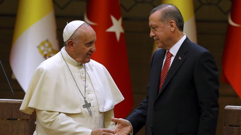 Ердоган відвідає Ватикан, щоб обговорити статус Єрусалима - фото 1