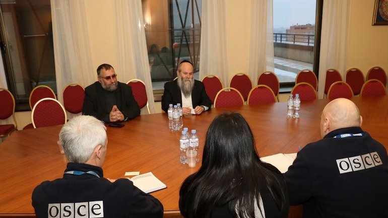 Представники ОБСЄ зустрілися з головним рабином Дніпра - фото 1