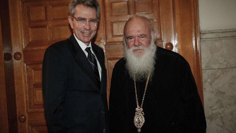 US ambassador discussed Ukrainian issue with the head of the Church of Greece - фото 1