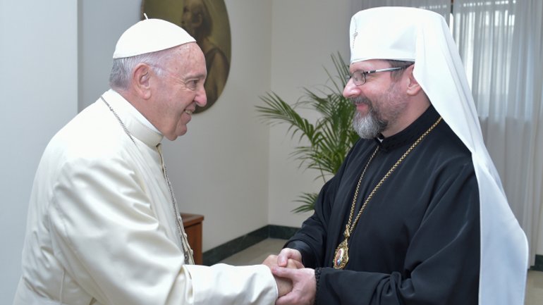 Папа дякує УГКЦ за свідчення єдності Церкви та вважає безпідставними закиди щодо уніатизму - фото 1