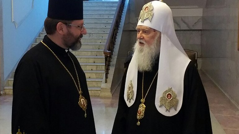 Patriarch Filaret: We wish for good relations between the Ukrainian Orthodox Church and the UGCC - фото 1