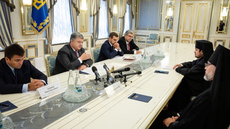 Петро Порошенко зустрівся з екзархами Вселенського Патріархату - фото 1