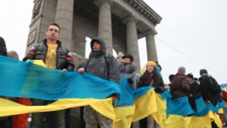 Ukrainians celebrate the Unity Day - фото 1