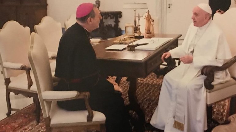 Папа запевнив Апостольського Нунція, що постійно молиться за Україну - фото 1