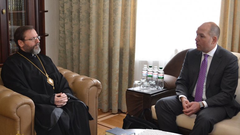 Head of UGCC and new President of World Congress of Ukrainians discuss cooperation - фото 1