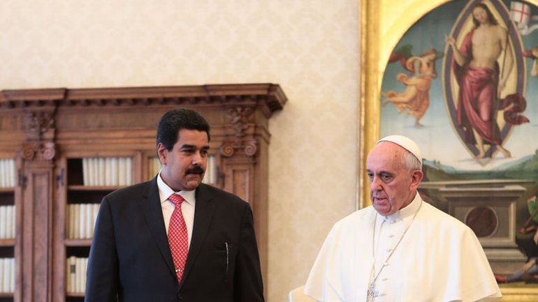 Папа отримав лист від Мадуро з проханням  допомогти  врегулювати політичну кризу у Венесуелі - фото 1