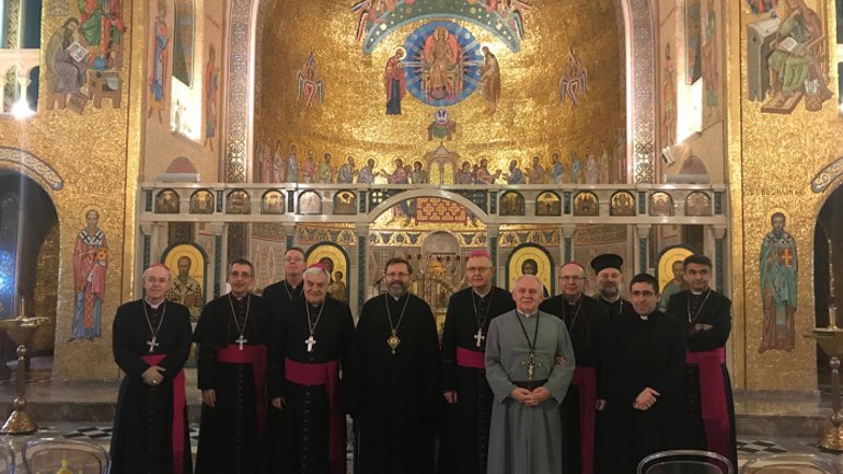 Глава УГКЦ у Римі зустрівся з католицькими єрархами Казахстану - фото 1