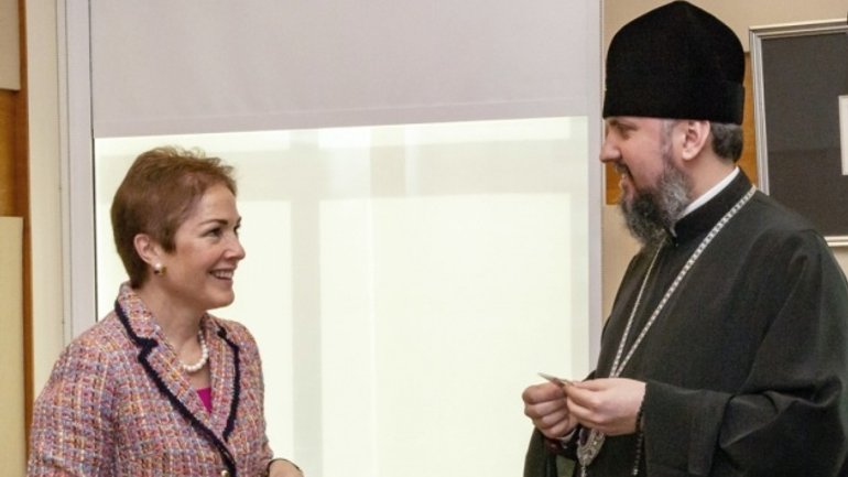 Митрополит Епифаний и посол США обсудили религиозную и социально-политическую ситуацию в Украине - фото 1