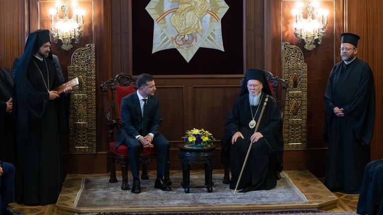 Вселенский Патриарх на встрече с Зеленским подтвердил поддержку территориальной целостности и суверенитета Украины - фото 1
