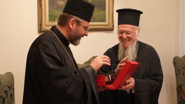 At the meeting with Patriarch Bartholomew, we spoke that the Ecumenical Patriarchate is a Mother Church for the UGCC, His Beatitude Sviatoslav - фото 1