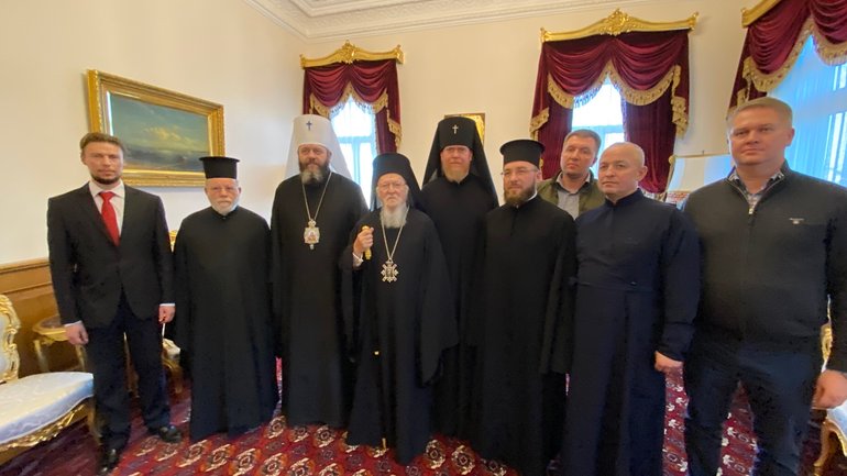 Ecumenical Patriarch Bartholomew receives an OCU delegation in Istanbul - фото 1