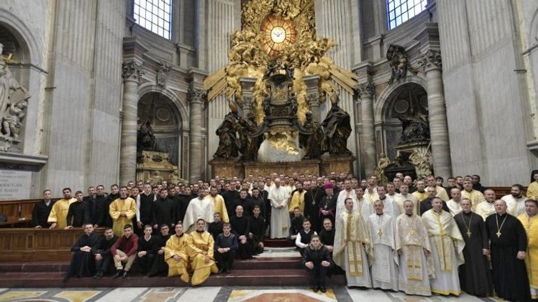 Pope greets pilgrims from the Ukrainian Eparchy of Mukachevo - фото 1