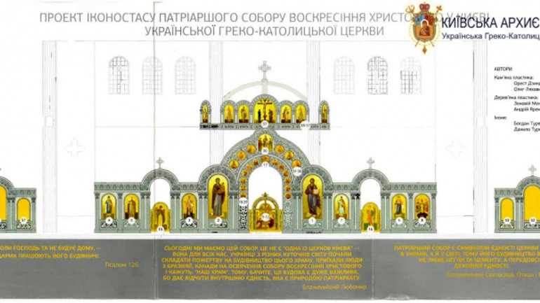 Представлено ескіз іконостасу Патріаршого собору УГКЦ - фото 1