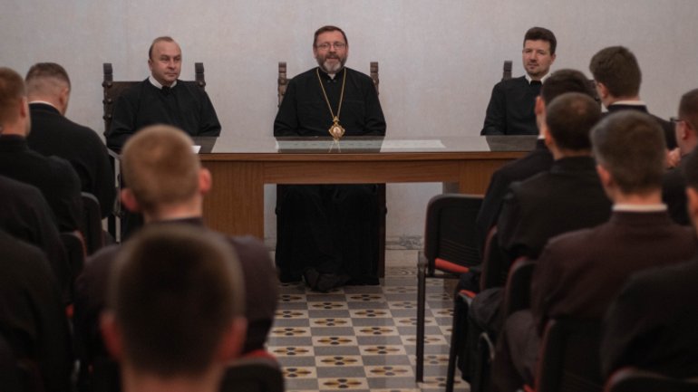 His Beatitude Sviatoslav visited the Ukrainian Pontifical College in Rome - фото 1
