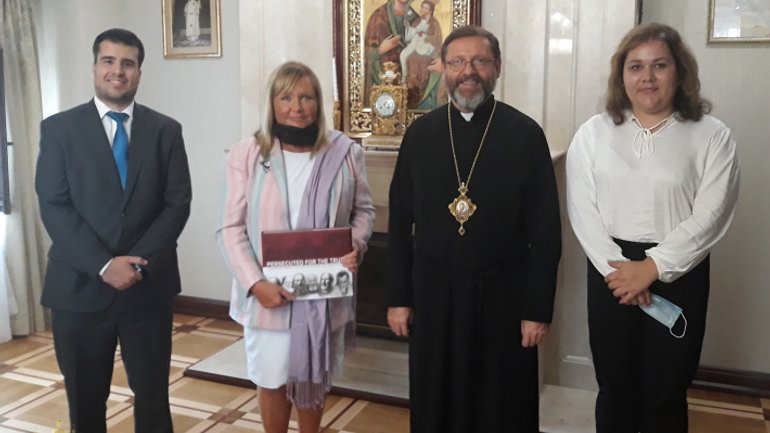 His Beatitude Sviatoslav held a meeting with Extraordinary and Plenipotentiary Ambassador of Argentina to Ukraine - фото 1