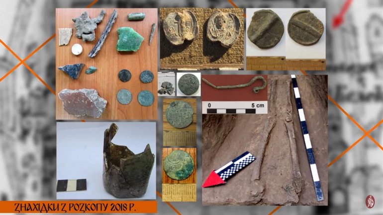Виявлені артефакти під час розкопок на території  Софії Київської - фото 1