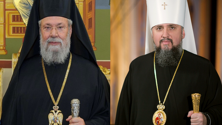 Primates of Cypriot and Ukrainian Churches had a telephone conversation - фото 1