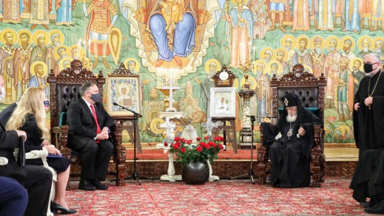 Госсекретарь США встретился с Грузинским Патриархом - фото 1