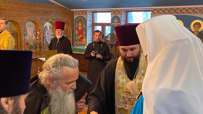 Предстоятель УПЦ МП звершив чин наречення архимандрита Варнави (Гладуна) у єпископа Новобузького - фото 1