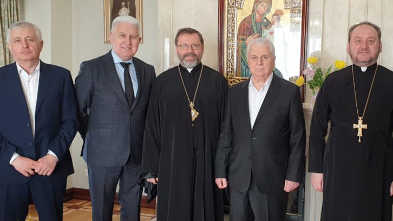 Глава УГКЦ зустрівся з Леонідом Кравчуком та представниками НФТУ - фото 1