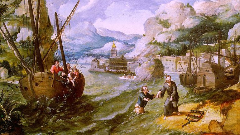 Христос з апостолами на Тиверіадському морі - фото 1