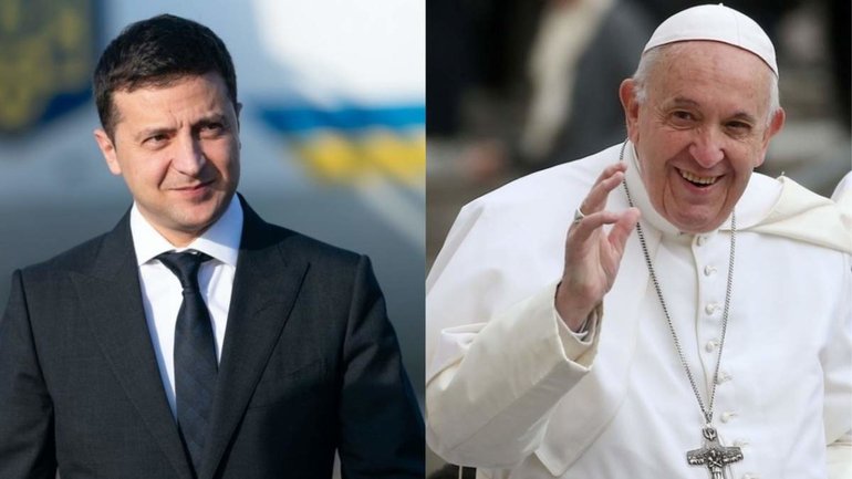President of Ukraine and His Holiness Pope Francis discussed peace in Donbas and a visit to Ukraine - фото 1