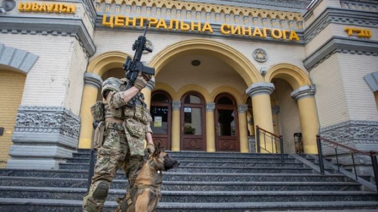 В Киеве прошли антитеррористические учения в синагоге - фото 1