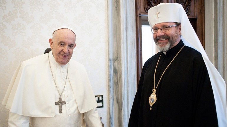 Папа Франциск прийняв на аудієнції Патріарха УГКЦ - фото 1