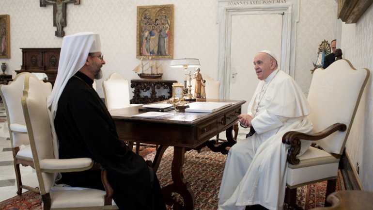 Patriarch Sviatoslav tells the Pope about the problems of Ukrainian society: war, oligarchs, and pandemics - фото 1