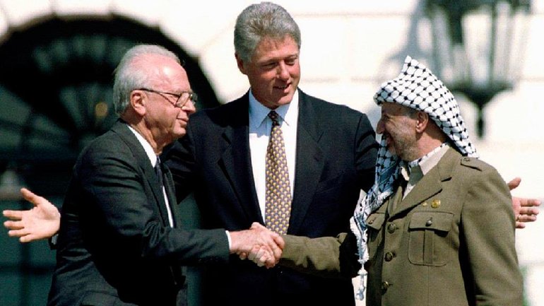 Israeli-Palestinian agreement in Oslo in September 2000 - фото 1