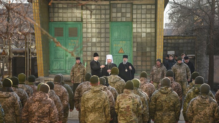 The Primate of the OCU met with the servicemen of the OTG "North" - фото 1