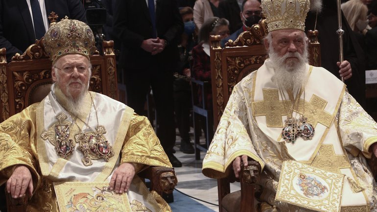 Патриарх Варфоломей в Афинах поблагодарил Иеронима II за поддержку ПЦУ - фото 1