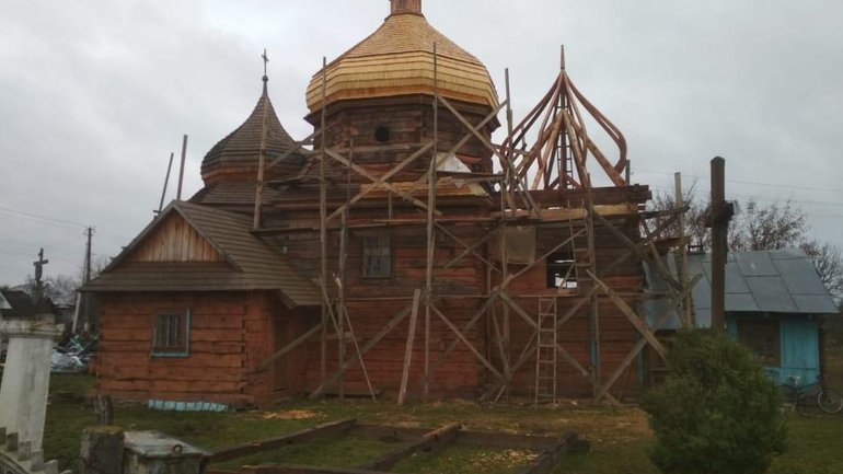 На Львівщині реставрують дерев’яний храм 1746 року - фото 1